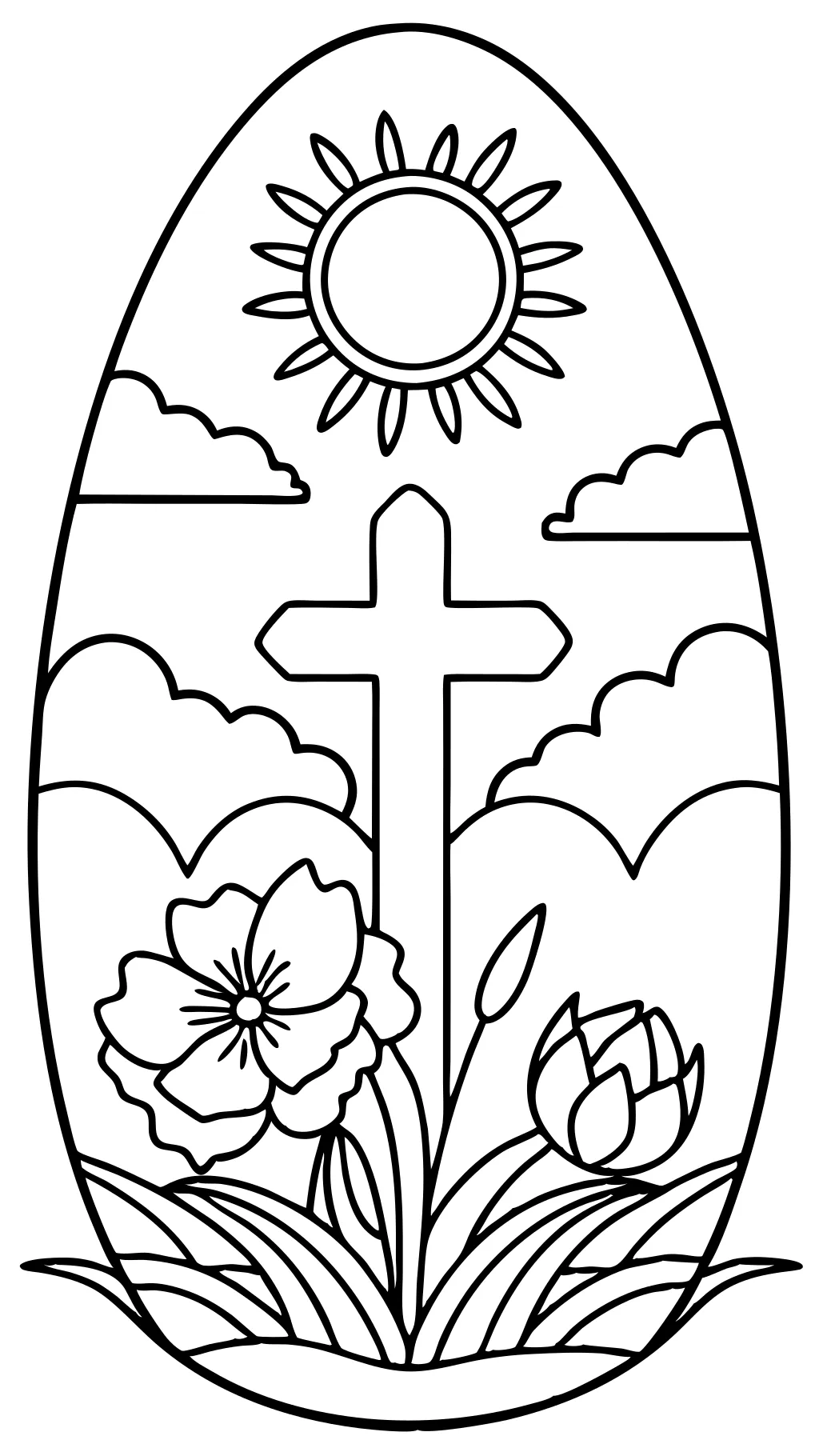 resurrection coloring pages